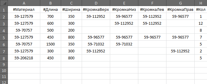 Загрузка списка деталей из файла Загрузка списка деталей из файла