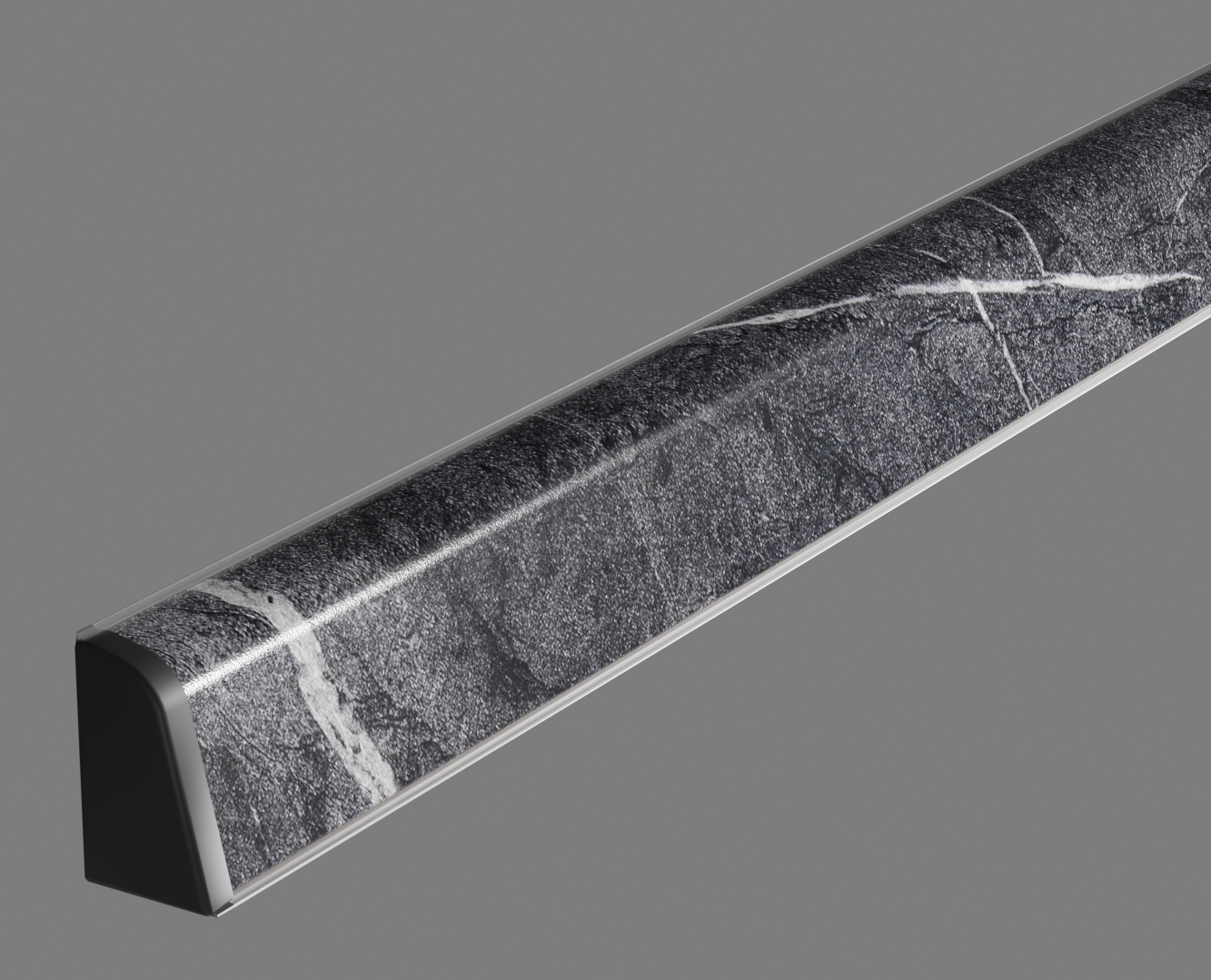Плинтус TwinC 32х4200 мм, Ankara Marble, 2343/S